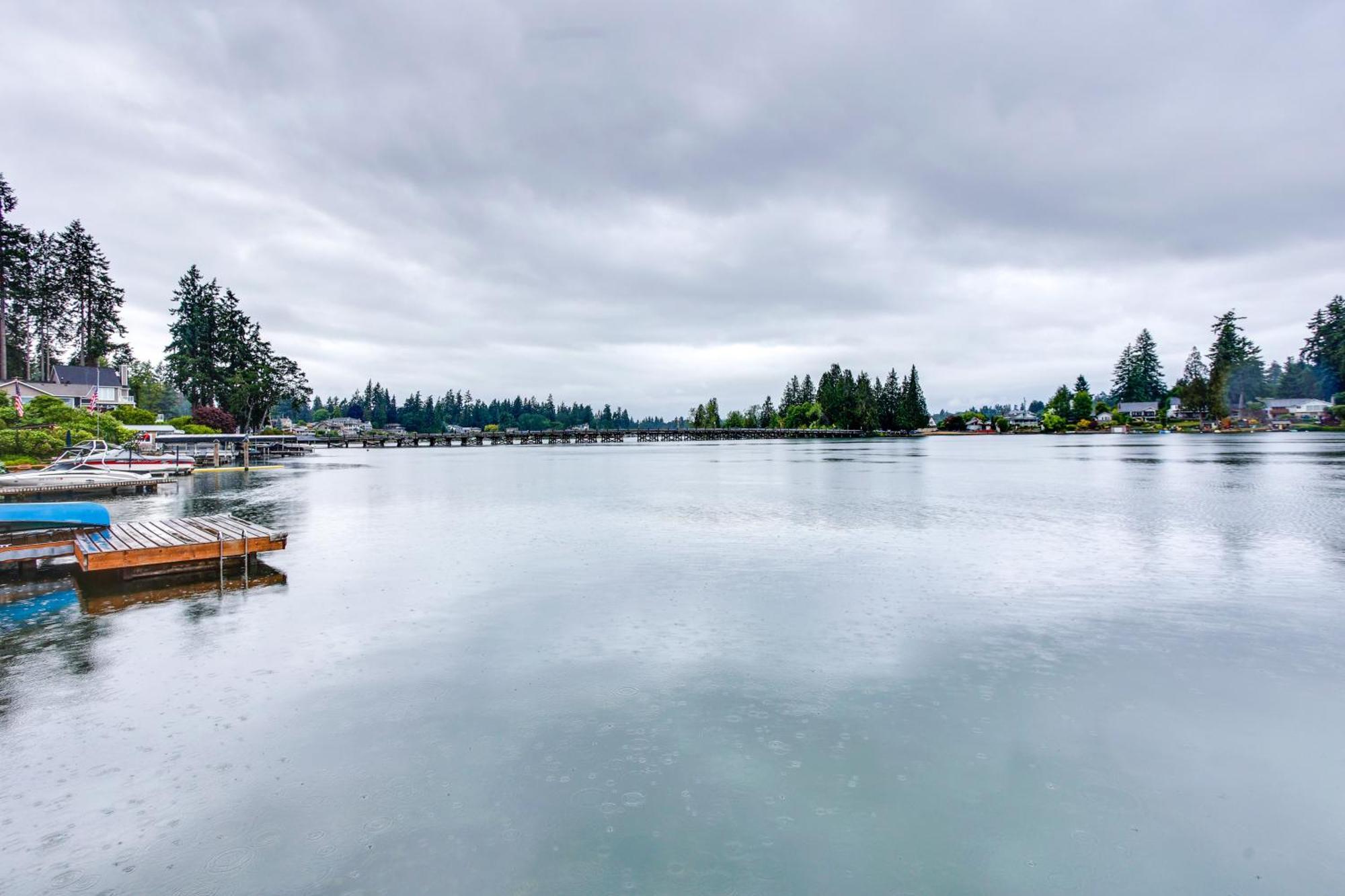 Tacoma Home On Steilacoom Lake With Dock! Exterior photo