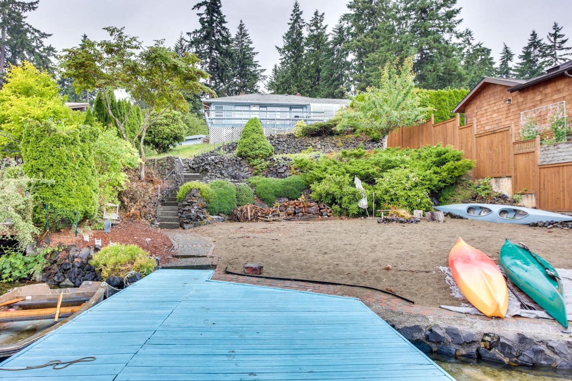 Tacoma Home On Steilacoom Lake With Dock! Exterior photo