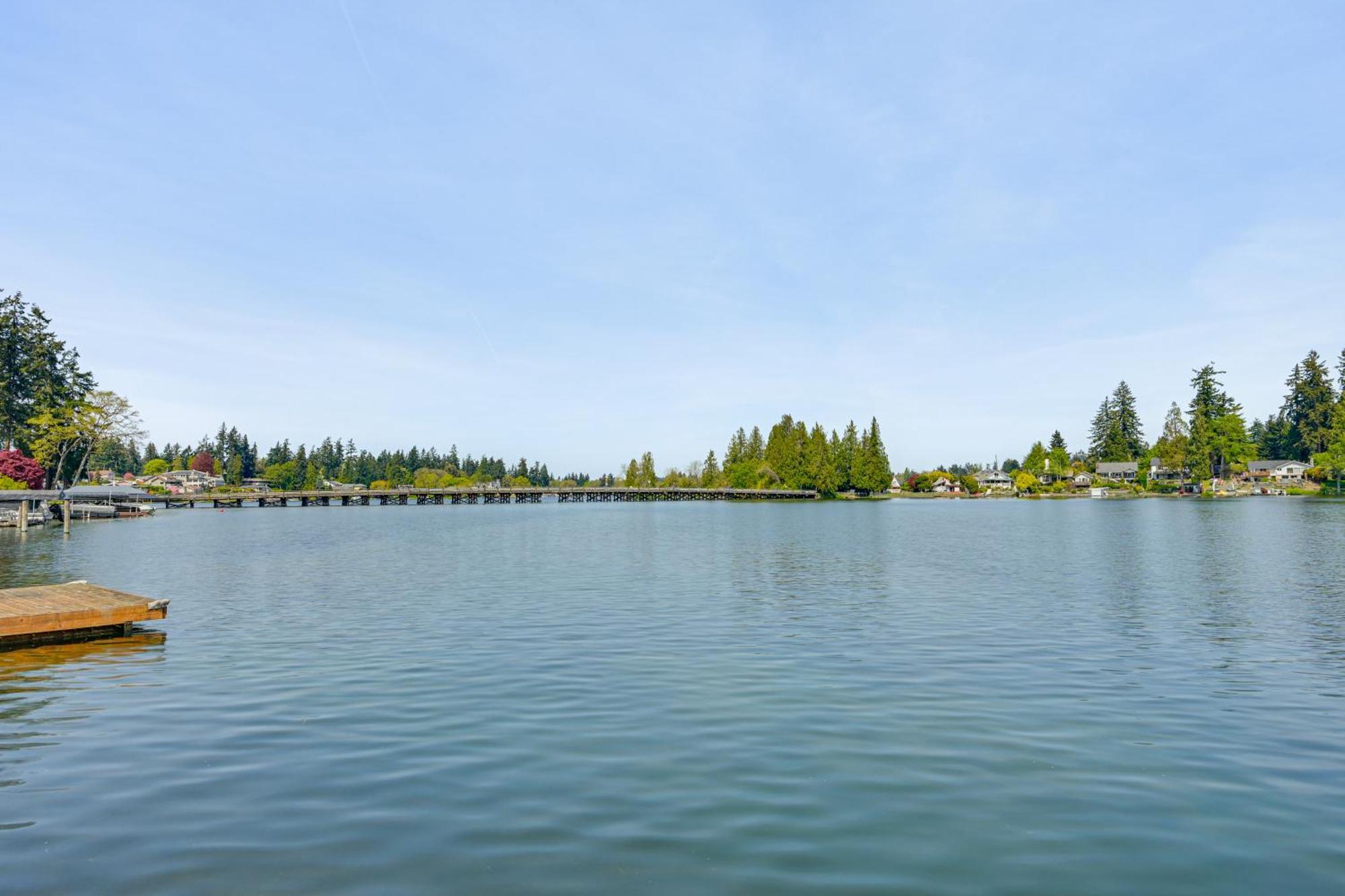 Tacoma Home On Steilacoom Lake With Dock! Exterior photo